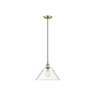 Golden Lighting 3306-L Orwell 14" - 1 Light Pendant - Crescent Harbor