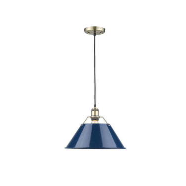 Golden Lighting 3306-L Orwell 14" - 1 Light Pendant - Crescent Harbor