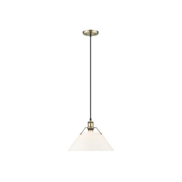 Golden Lighting 3306-L Orwell 14" - 1 Light Pendant - Crescent Harbor