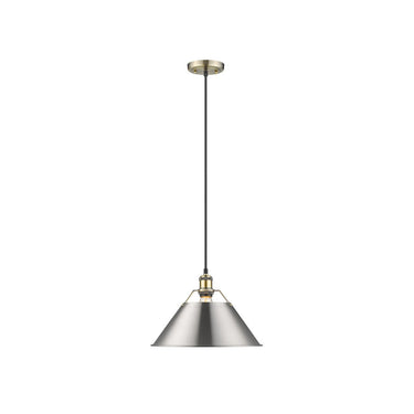 Golden Lighting 3306-L Orwell 14" - 1 Light Pendant - Crescent Harbor