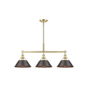Golden Lighting 3306-LP BLK-CLR Orwell BLK Linear Pendant in Matte Black with Clear Glass Shade - Crescent Harbor