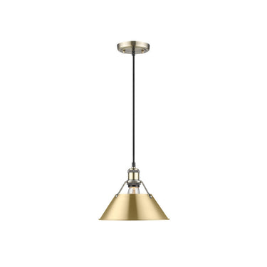 Golden Lighting 3306-M Orwell 10" - 1 Light Pendant - Crescent Harbor