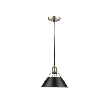 Golden Lighting 3306-M Orwell 10" - 1 Light Pendant - Crescent Harbor