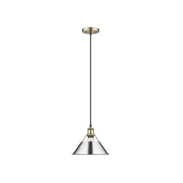 Golden Lighting 3306-M Orwell 10" - 1 Light Pendant - Crescent Harbor
