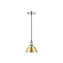 Golden Lighting 3306-S Small Pendant - Crescent Harbor