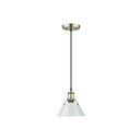 Golden Lighting 3306-S Small Pendant - Crescent Harbor