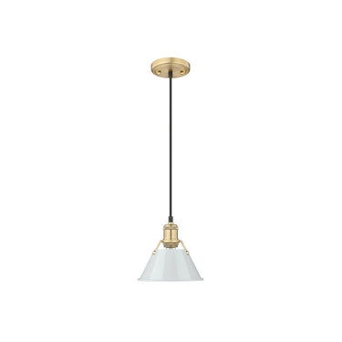 Golden Lighting 3306-S Small Pendant - Crescent Harbor
