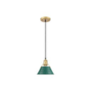 Golden Lighting 3306-S Small Pendant - Crescent Harbor