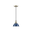Golden Lighting 3306-S Small Pendant - Crescent Harbor