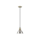 Golden Lighting 3306-S Small Pendant - Crescent Harbor