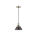 Golden Lighting 3306-S Small Pendant - Crescent Harbor
