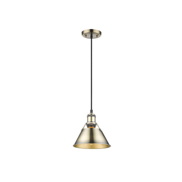 Golden Lighting 3306-S Small Pendant - Crescent Harbor