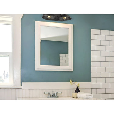 Golden Lighting 3318-BA2 NB Journey 2 Light Bath Vanity in Natural Black with Natural Black Shades - Crescent Harbor