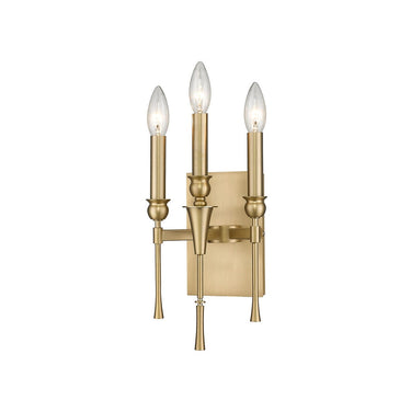 Golden Lighting 3509-WSC Landon BCB 3 Light Wall Sconce - Crescent Harbor