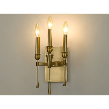 Golden Lighting 3509-WSC Landon BCB 3 Light Wall Sconce - Crescent Harbor