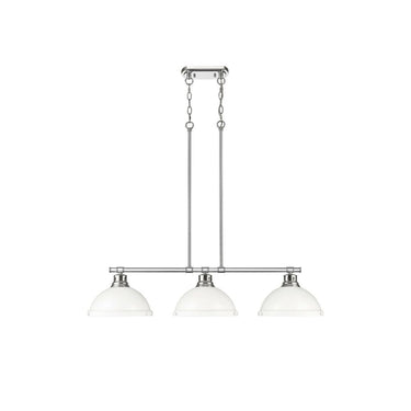 Golden Lighting 3602-3LP BLK Duncan 3 Light Linear Pendant - Crescent Harbor
