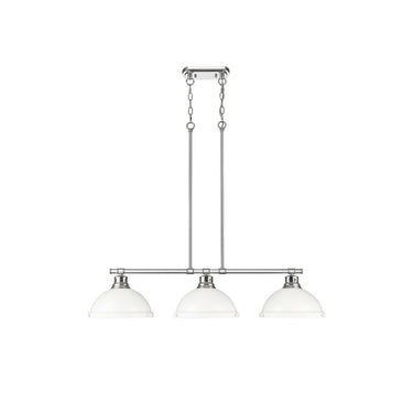 Golden Lighting 3602-3LP BLK Duncan 3 Light Linear Pendant - Crescent Harbor