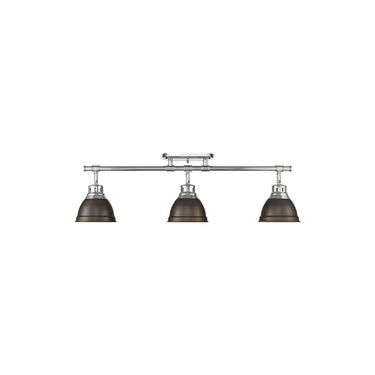 Golden Lighting 3602-3SF Duncan 3 Light Semi-Flush - Track Light - Crescent Harbor