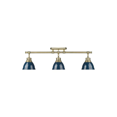 Golden Lighting 3602-3SF Duncan 3 Light Semi-Flush - Track Light - Crescent Harbor