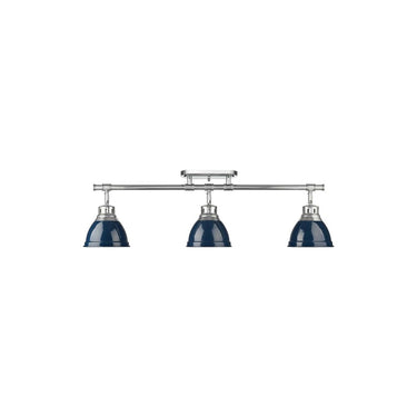 Golden Lighting 3602-3SF Duncan 3 Light Semi-Flush - Track Light - Crescent Harbor