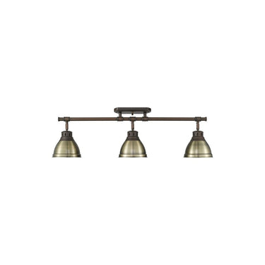 Golden Lighting 3602-3SF Duncan 3 Light Semi-Flush - Track Light - Crescent Harbor