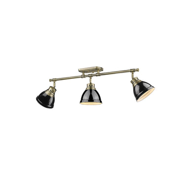 Golden Lighting 3602-3SF Duncan 3 Light Semi-Flush - Track Light - Crescent Harbor