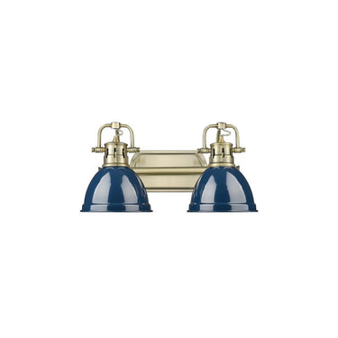 Golden Lighting 3602-BA2 Duncan 2 Light Bath Vanity - Crescent Harbor