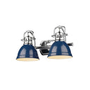 Golden Lighting 3602-BA2 Duncan 2 Light Bath Vanity - Crescent Harbor