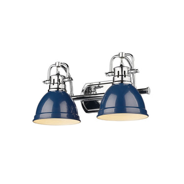 Golden Lighting 3602-BA2 Duncan 2 Light Bath Vanity - Crescent Harbor