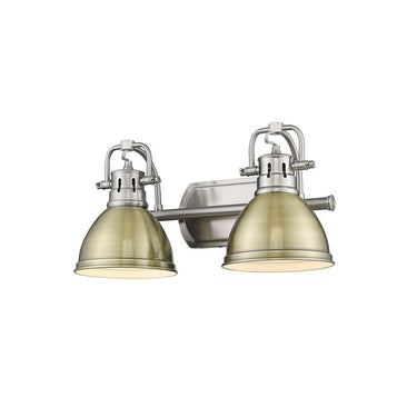 Golden Lighting 3602-BA2 Duncan 2 Light Bath Vanity - Crescent Harbor