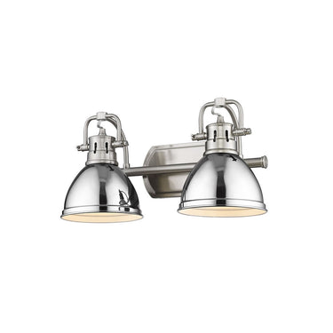 Golden Lighting 3602-BA2 Duncan 2 Light Bath Vanity - Crescent Harbor
