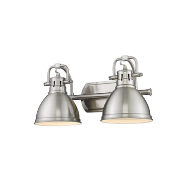 Golden Lighting 3602-BA2 Duncan 2 Light Bath Vanity - Crescent Harbor