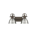 Golden Lighting 3602-BA2 Duncan 2 Light Bath Vanity - Crescent Harbor