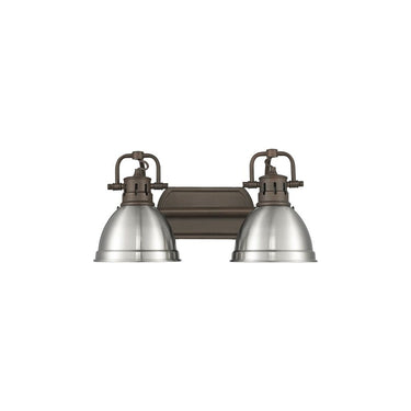 Golden Lighting 3602-BA2 Duncan 2 Light Bath Vanity - Crescent Harbor
