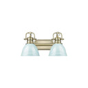 Golden Lighting 3602-BA2 Duncan 2 Light Bath Vanity - Crescent Harbor