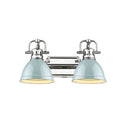 Golden Lighting 3602-BA2 Duncan 2 Light Bath Vanity - Crescent Harbor