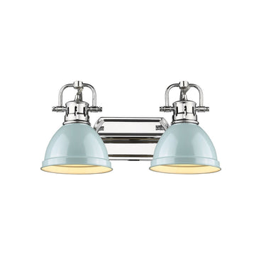 Golden Lighting 3602-BA2 Duncan 2 Light Bath Vanity - Crescent Harbor