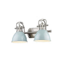 Golden Lighting 3602-BA2 Duncan 2 Light Bath Vanity - Crescent Harbor