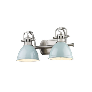 Golden Lighting 3602-BA2 Duncan 2 Light Bath Vanity - Crescent Harbor