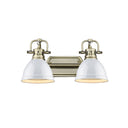 Golden Lighting 3602-BA2 Duncan 2 Light Bath Vanity - Crescent Harbor
