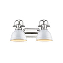 Golden Lighting 3602-BA2 Duncan 2 Light Bath Vanity - Crescent Harbor