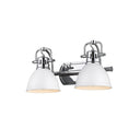 Golden Lighting 3602-BA2 Duncan 2 Light Bath Vanity - Crescent Harbor