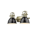 Golden Lighting 3602-BA2 Duncan 2 Light Bath Vanity - Crescent Harbor