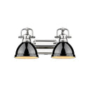 Golden Lighting 3602-BA2 Duncan 2 Light Bath Vanity - Crescent Harbor