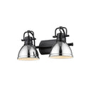 Golden Lighting 3602-BA2 Duncan 2 Light Bath Vanity - Crescent Harbor