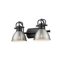 Golden Lighting 3602-BA2 Duncan 2 Light Bath Vanity - Crescent Harbor