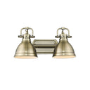 Golden Lighting 3602-BA2 Duncan 2 Light Bath Vanity - Crescent Harbor