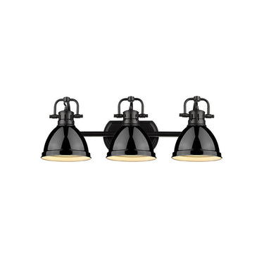 Golden Lighting 3602-BA3 AB-AB Duncan 3 Light Bath Vanity - Crescent Harbor