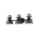 Golden Lighting 3602-BA3 AB-AB Duncan 3 Light Bath Vanity - Crescent Harbor