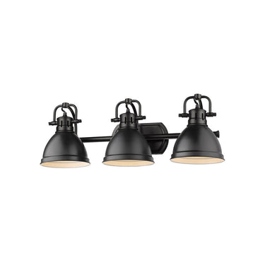 Golden Lighting 3602-BA3 AB-AB Duncan 3 Light Bath Vanity - Crescent Harbor